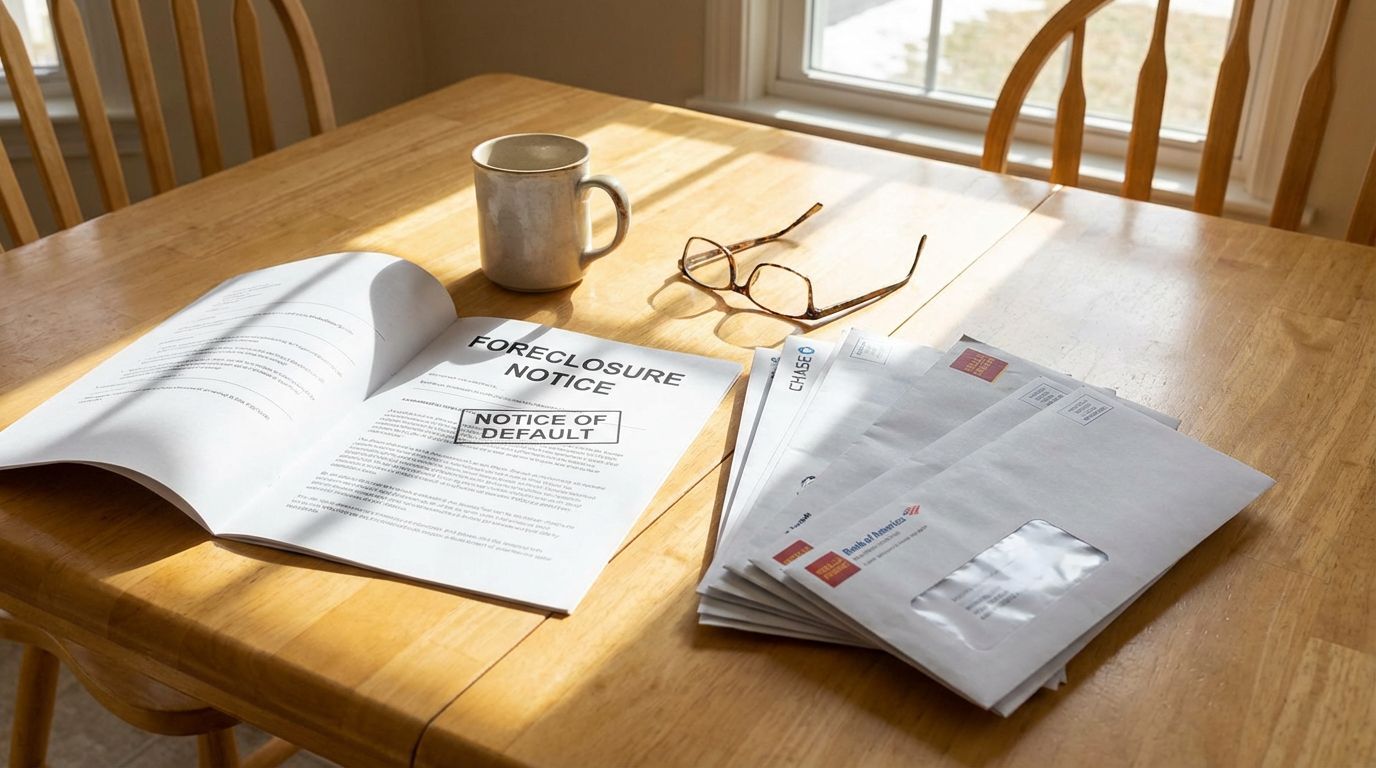 Utah homeowner reviewing foreclosure prevention options including loan modification and forbearance